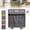 Domino, variant on Handmade Oven Skirt, Decorative Stove Cover Curtain with Ribbon Ties & Ruffled Trim, Kitchen Appliance Cover to Hide Storage Clutter, Rustic Kitchen Decor for Oven Dishwasher Cabinet