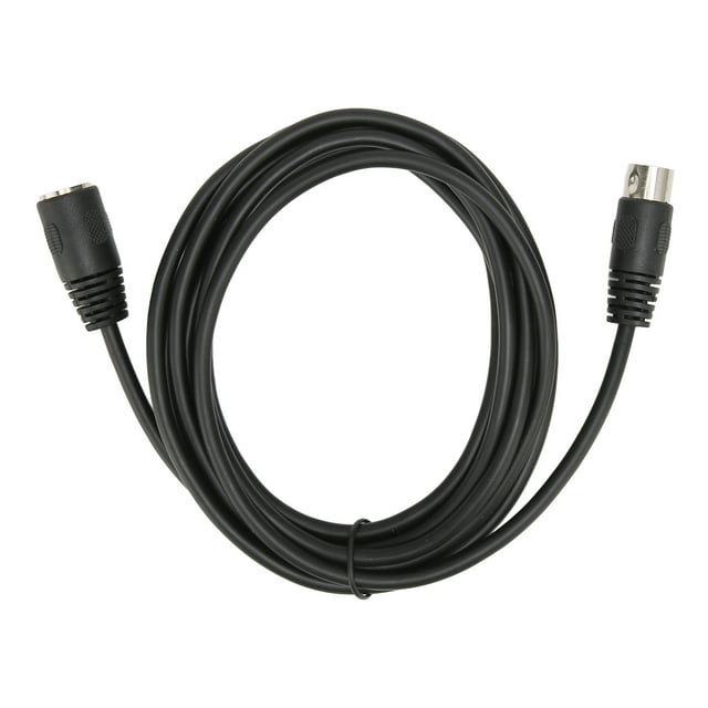 5 Pin MIDI Extension Cord, Efficient Signal Transmission 5 Pin MIDI Keyboard Extension Cable Male To Female Plug and Play PVC for Electronic Piano