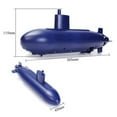 thumbnail image 2 of Mini Bateau Télécommandé 2.4GHz DIY Mini Bateau RC Course Bateau 6CH Cadeau Jouet Enfants Garçons, 2 of 7