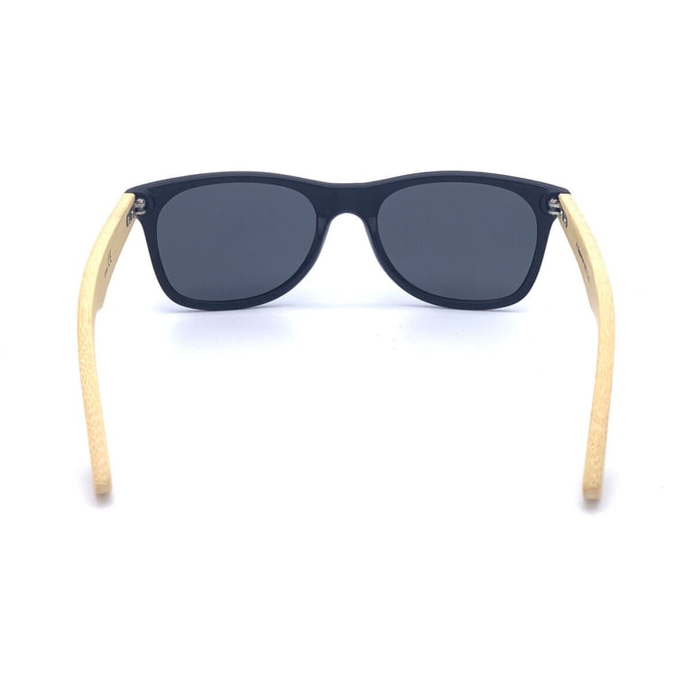 Polarized Bamboo Wooden Sunglasses Men Women Retro Iconic  display picture 3