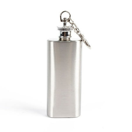 

Naierhg 2oz Mini Wine Bottle Stainless Steel Liquor Hip Flask with Screw Cap Portable