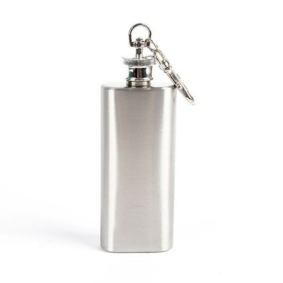 HomeLife 2oz Mini Wine Bottle Stainless Steel Liquor Hip Flask with Screw Cap Portable