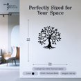 thumbnail image 3 of Swift Beacon Timeless Tree of Life Metal Wall Art - Elegant Textured Black Finsihed with Solid Metal Body, Ideal Wall Decor for Living Room, Bedroom, Office and Playroom, 3 of 7