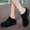 thumbnail image 5 of TSADFHJI Women's Slippers Size 9 Wide Women'S Fashion Solid Color Mesh Platform Slippers Casual Comfortable Shoes Women's Slippers Size 8 Arch Support Women's Slippers Size 6.5 Wide Black 6.5, 5 of 7