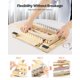 thumbnail image 5 of KDTHTFA 2-in-1 Soap Cutter with Wooden Frame & Steel Wire, Multi-Cut & Single-Cut Soap Slicer, Cuts 1-12 Bars, Adjustable Wire Tension, Soap Making Tool with Extra Wires, 5 of 10