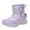 Purple, variant on Leey-World Girls Cowgirl Boots Toddler Girls Cowboy Cowgirl Boots Little Kids Pointed Toe Western Boots Mid Calf Side Zipper Riding Shoes for All Seasons (Toddler/Little Kid) Pink,11.5