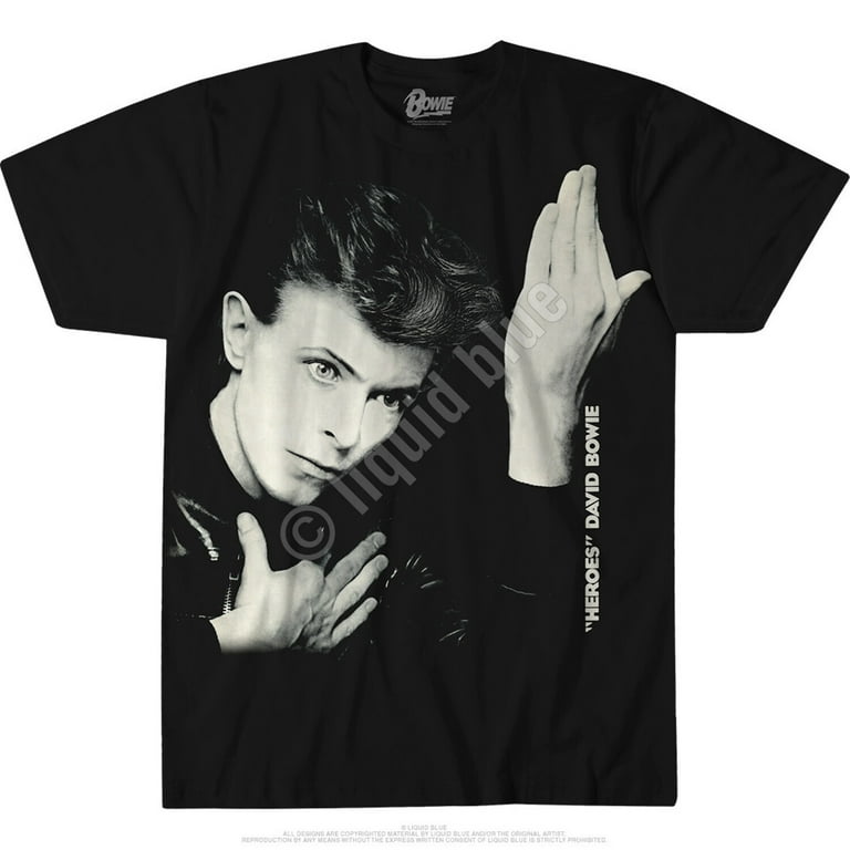 David Bowie HEROES Tシャツ(未開封) David Bowie - Heroes Mens T Shirt - Walmart.com