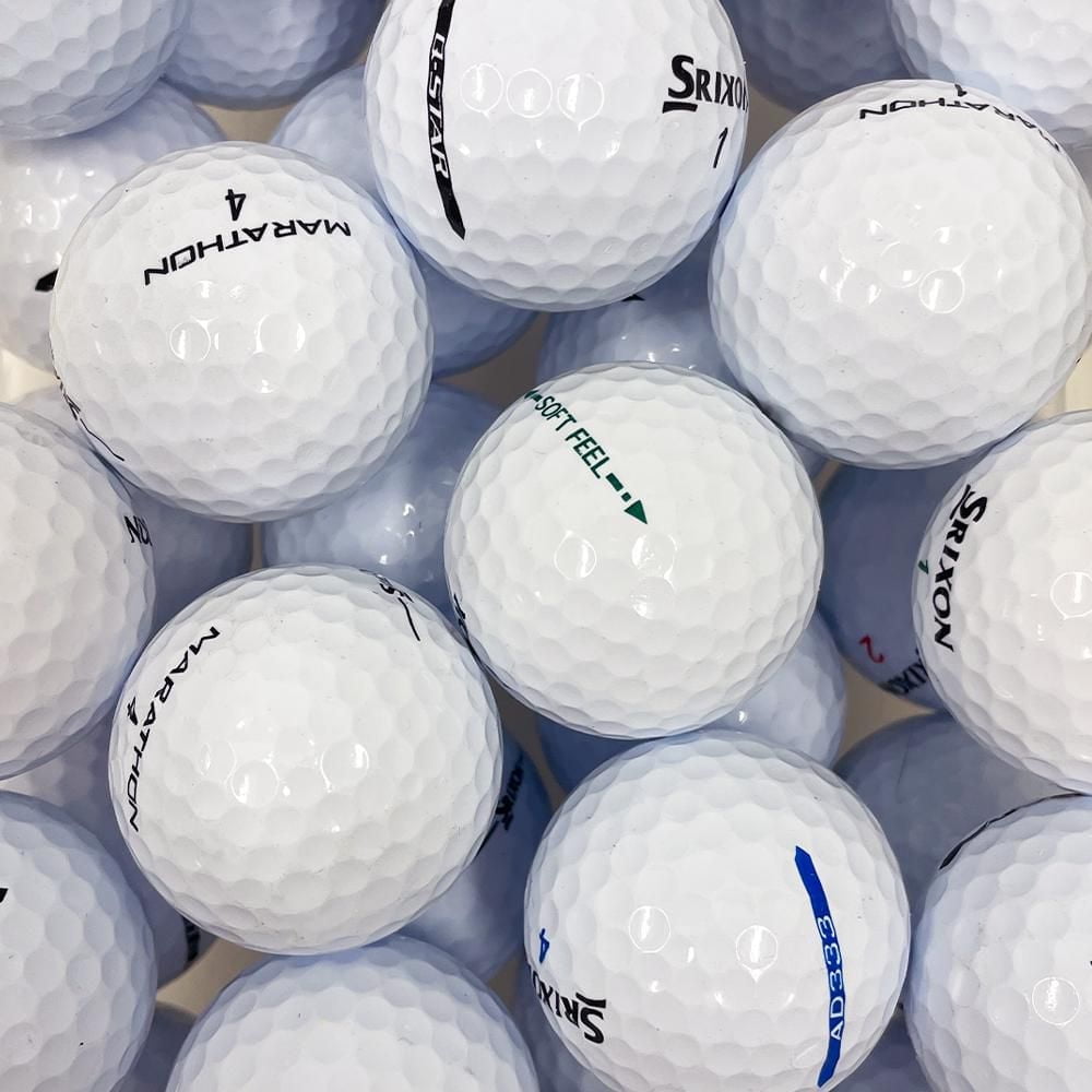 Mulligan - 48 balles de golf récupérées Srixon  5A, Blanc