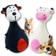 thumbnail image 1 of Juguete de goma para perros con forma de vaca, látex para masticar, sonido chirriante, forma de Animal, juguete para perros, corte de limpieza de dientes de vaca XianweiShao 8390615629966, 1 of 1
