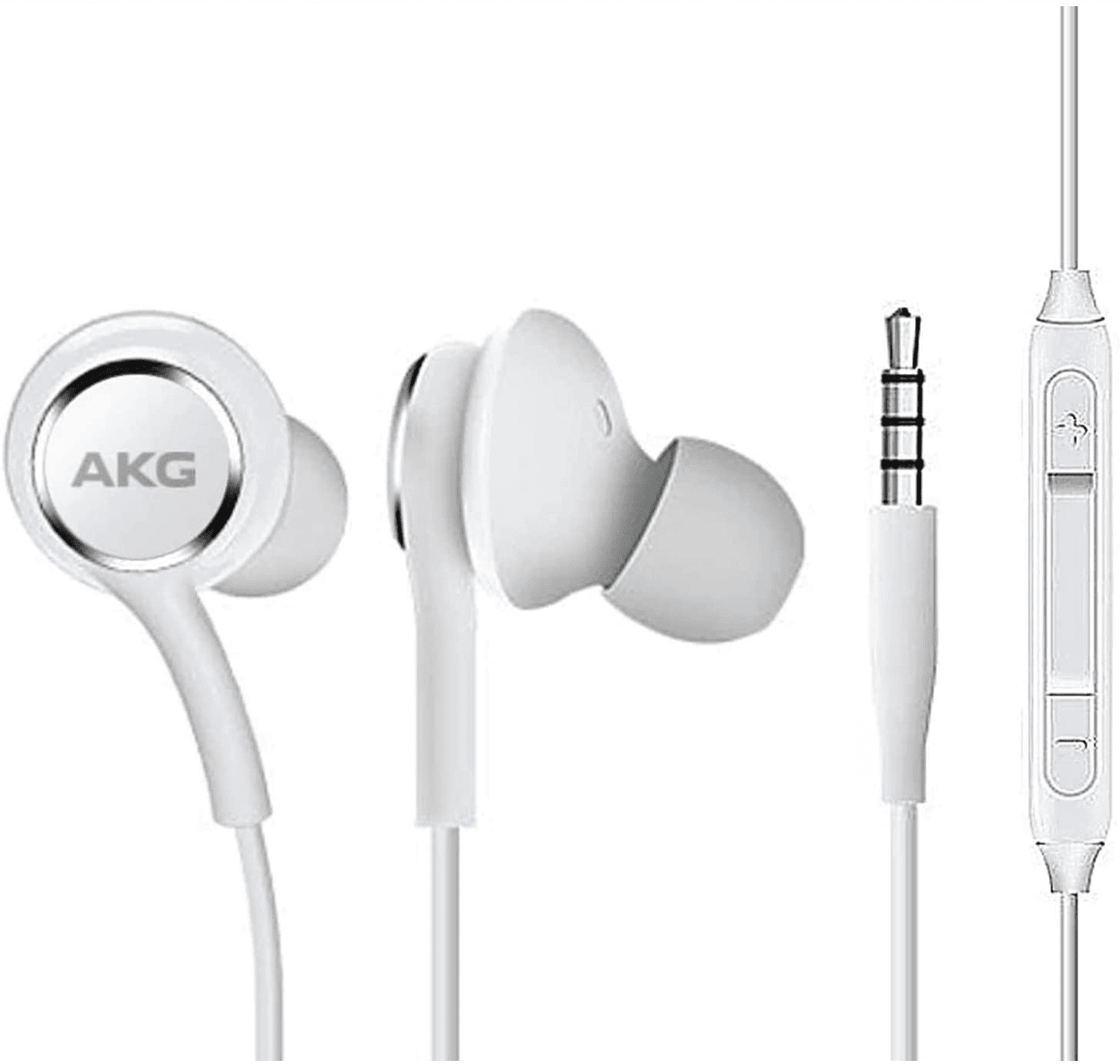 boog verhaal patroon OEM InEar Earbuds Stereo Headphones for Huawei Ascend G6 4G Plus Cable -  Designed by AKG - with Microphone and Volume Buttons (White) - Walmart.com