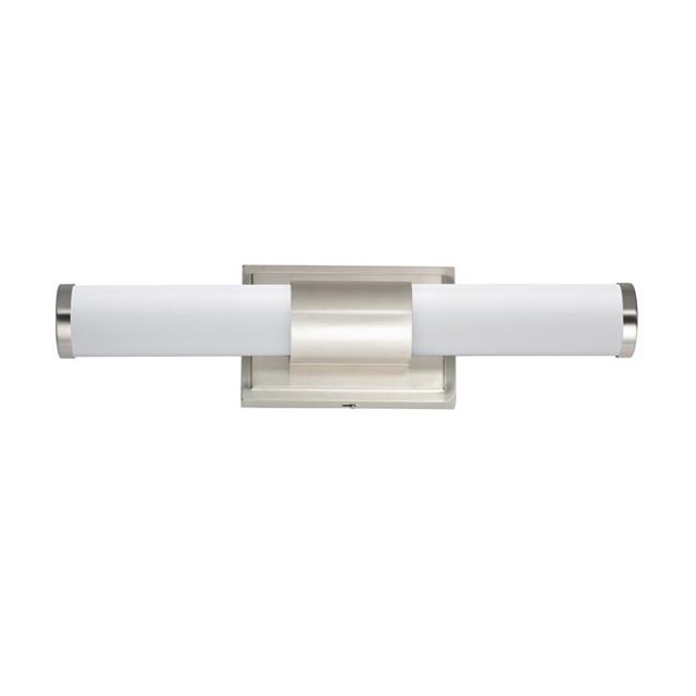 18 in. Optic Satin Nickel LED Bath Vanity Wall Light