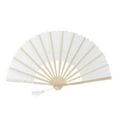 thumbnail image 3 of Folding Fan, Hand Fan Light Weight Foldable  For Decoration For Friends White, 3 of 8