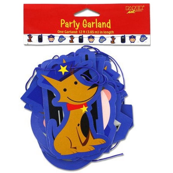 Police 'Rescue Pals' Party Garland (1ct)