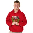 thumbnail image 5 of Zombies Handouts Give Limbs Sci-Fi Nerd Hoodie Sweatshirt Women Men Brisco Brands S, 5 of 5