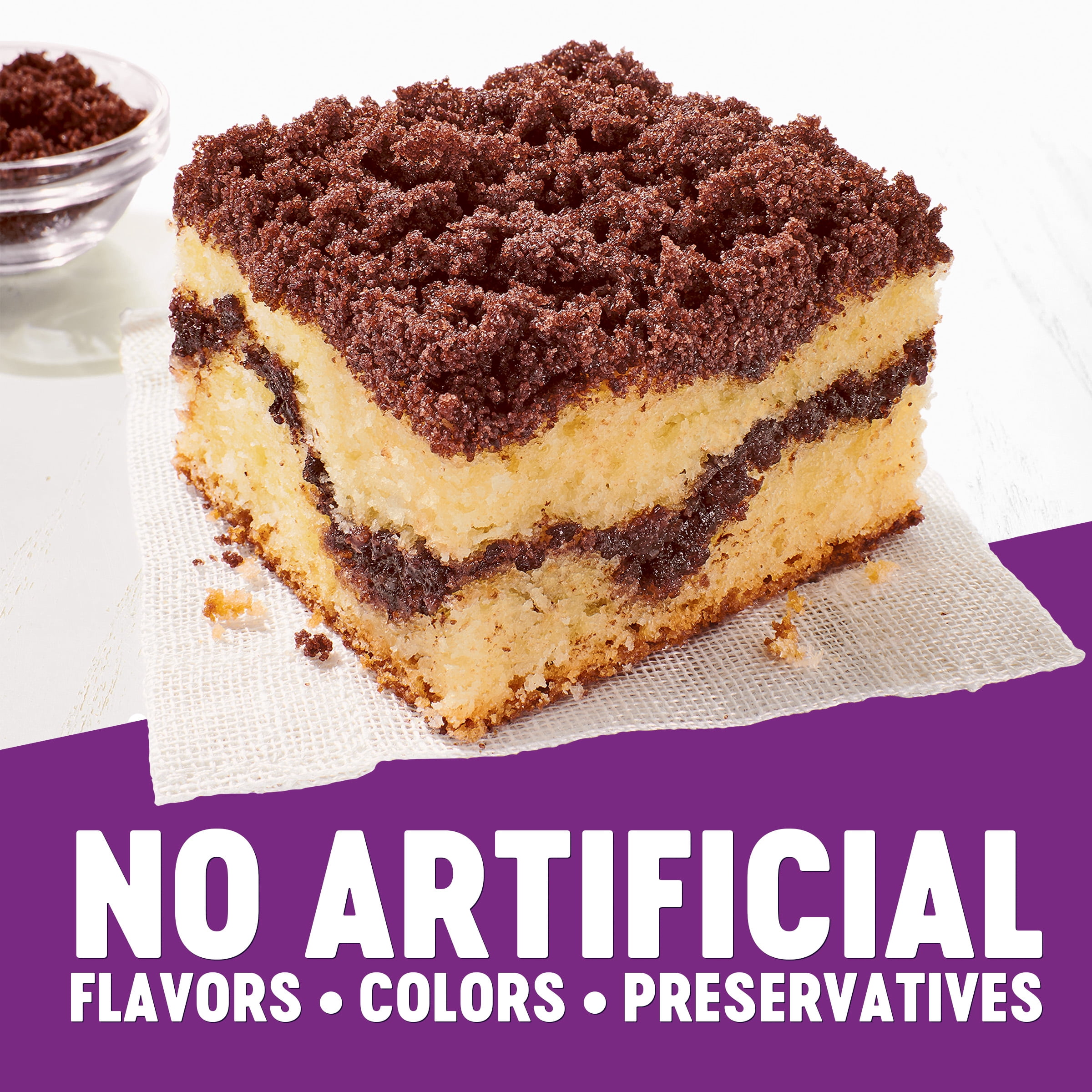 Krusteaz Chocolate Swirl Crumb Cake & Muffin Mix, Made with Cocoa, 21 oz. Box
