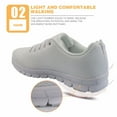 thumbnail image 5 of Women's Casual Sneakers Cute Medical Bear Print Flats Woman Cute Gradient Nursing Footwear Females Spring Loafers, 5 of 7