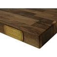 thumbnail image 5 of CONSDAN Butcher Block Counter Top, Walnut Solid Hardwood Countertop, Wood Slabs for Kitchen, Reversible, Both Side Polished, Prefinished with Food-safe Oil, 1.5" Thickness, 60"x36", 5 of 7