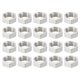 thumbnail image 1 of Tuercas Hexagonales de Acero Uxcell M13x1.0 20 Pcs Hardware de Rosca Métrica Acabado Galvanizado 7mm de Altura, 1 of 5