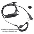 thumbnail image 3 of Auriculares, ptt auricular dual de alta con micrófono para walkie talkie, 3 of 7