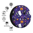 thumbnail image 4 of Wukai Cute And Creepy Print Spare Tire Cover for RV Trailer,Waterproof PVC Faux Leather Wheel Cover Fit for Truck,Trailer,RV,SUV,Camper and Most Vehicle-16 inch, 4 of 6