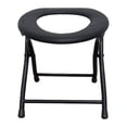 thumbnail image 3 of Asiento De Inodoro Portátil Para Acampar, Silla Cómoda, Cómoda, Multiusos, Plegable SM SunniMix Asiento del baño, 3 of 8