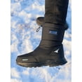 thumbnail image 5 of Audeban Mens Winter Snow Boots Mid Calf Waterproof Boots Plush Lined Warm Outdoor Shoes, 5 of 6