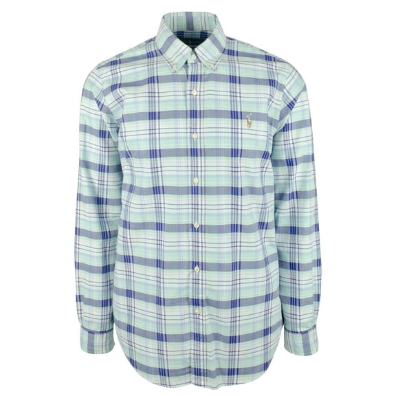 Men's Plaid Classic Fit Long Sleeves Shirt
