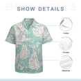 thumbnail image 7 of High Quality Hawaiian Shirts for Men Short Sleeve Aloha Beach Shirt Floral Summer Casual Button Down Shirts Blouses 6YWDGM, 7 of 7