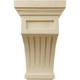 thumbnail image 2 of Ekena Millwork 5 1/2"W x 5 1/2"D x 10"H Fluted Corbel, Rubberwood, 2 of 4