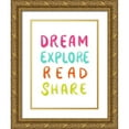 thumbnail image 1 of Batista, Dee 19x24 Gold Ornate Wood Framed with Double Matting Museum Art Print Titled - Dream Big, 1 of 4