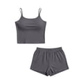 thumbnail image 5 of Enjoytime Pajama Sets for Women 2 Piece Round Neck Cami Tops with Shorts Camisole Lounge Set Comfy Sleepwear, 5 of 5