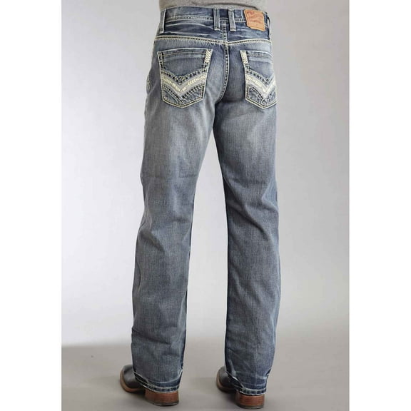 Stetson Western Jeans Mens Modern Light Wash 11-004-1312-4040 BU