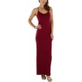 thumbnail image 2 of ToBeInStyle Women's Thin Strap Racerback V-Neck Maxi Dress, 2 of 5