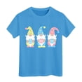 thumbnail image 1 of TZEWGL Chemise Décontractée pour Fille Garçon Chasse Lapin Imprimé Graphique Manches Courtes Col Rond Vêtements pour Enfants Taille 3-4T, 1 of 3