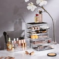 thumbnail image 2 of Sorbus Acrylic Cosmetics Makeup and Jewelry Storage Case Display Set (Set Style 2), 2 of 7