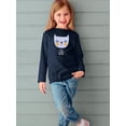 thumbnail image 2 of Funny Halloween Kitten Long Sleeve Toddler -Image by Shutterstock,  2 Toddler, 2 of 4