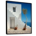 thumbnail image 2 of Designart "Serene White Beach House Haven" Coastal Floater Framed Canvas Prints, 2 of 5