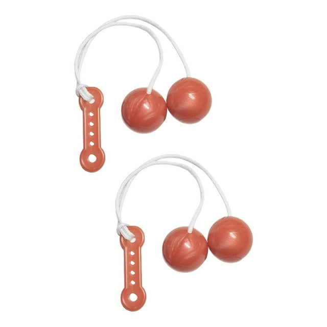 2 uds., juguete creativo para hacer ruido, hacer ruido, desarrollar habilidades motoras, manos en habilidades, juguete sensorial para vacaciones, Pascua, Goodie Bag, Juguetes rojo CUTICAT Bolas de columpio