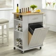 thumbnail image 2 of TMS Lima Kitchen Cart, Grey, 2 of 9