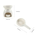 thumbnail image 2 of OULII 1 Set Wax Melt Burner Ceramic Oil Diffuser Vase Shaped for in Hotel, 2 of 7
