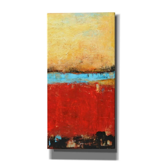 Epic Graffiti 'Golden Dawn II' by Erin Ashley, Canvas Wall Art, 12"x24"