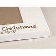 thumbnail image 6 of Darling Souvenir MADE WITH LOVEPersonalized WoodEngraved Christmas Picture Frame, Table Top WhitePhotoFrame (My First Christmas) Customizable Quote - 4x6 Inches Vertical, 6 of 8