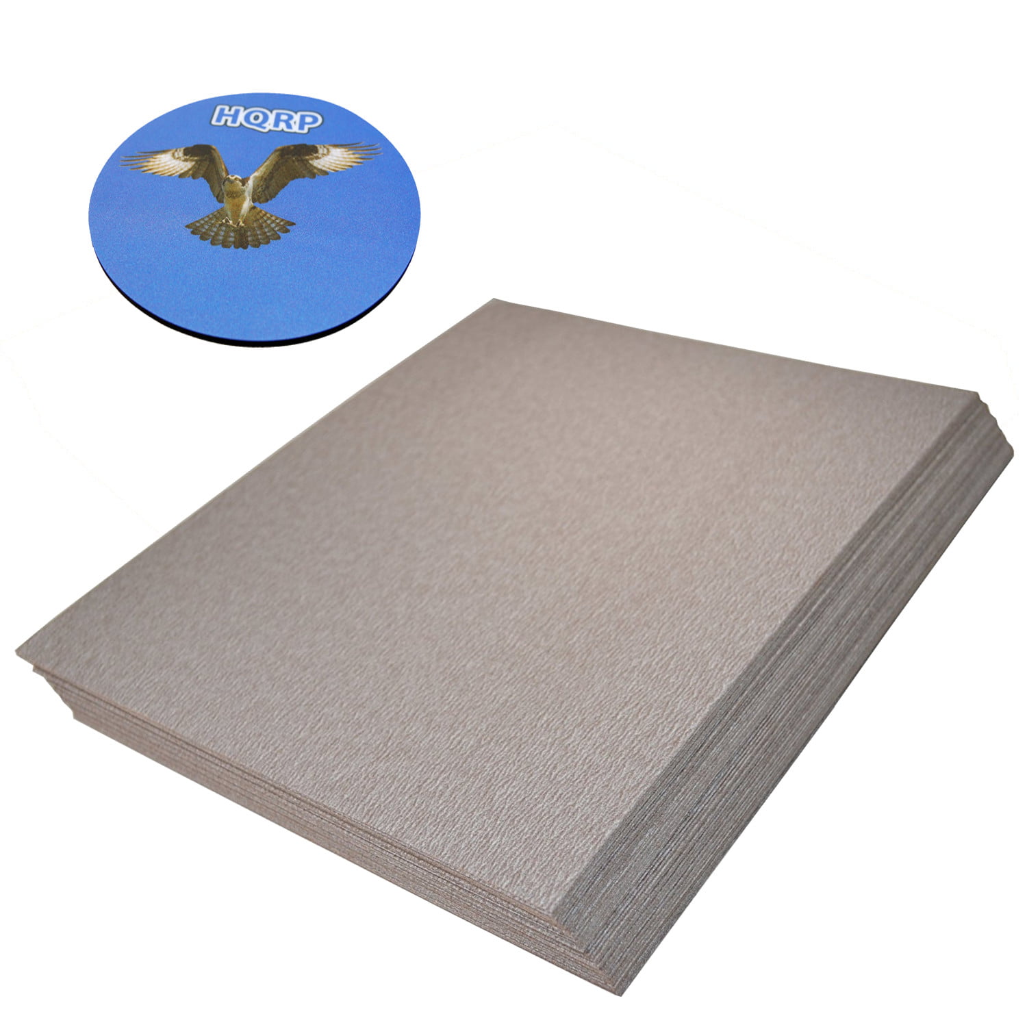 HQRP 9" x 11" Aluminum Oxide Sandpaper 80 100 120 150 220 Grit 50 Pack 