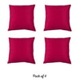 thumbnail image 2 of MIKE & Co. NEW YORK Honey Set of 4 Decorative Throw Pillow Cover Solid Color Pink 20" x 20", 2 of 4