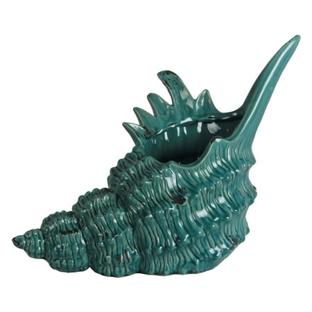 Gorham Sea Sculpture - Privilege International 12.5 in. Ceramic Sea Shell Sculpture