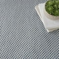 thumbnail image 6 of Nourison Courtyard Indoor/Outdoor Ivory Blue 6' x 6' Square Area Rug (6 Square), 6 of 11