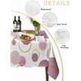thumbnail image 2 of Pin Polka Dots Table Cloth, Waterproof Tablecloth for Rectangle Tables, Modern Abstract Art Reusable Washable Fabric Table Cover for Restaurant Kitchen Dining Tables 54"x108" Geometric, 2 of 9