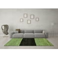thumbnail image 3 of Ahgly Company Indoor Square Abstract Light Blue Modern Area Rugs, 3' Square, 3 of 4