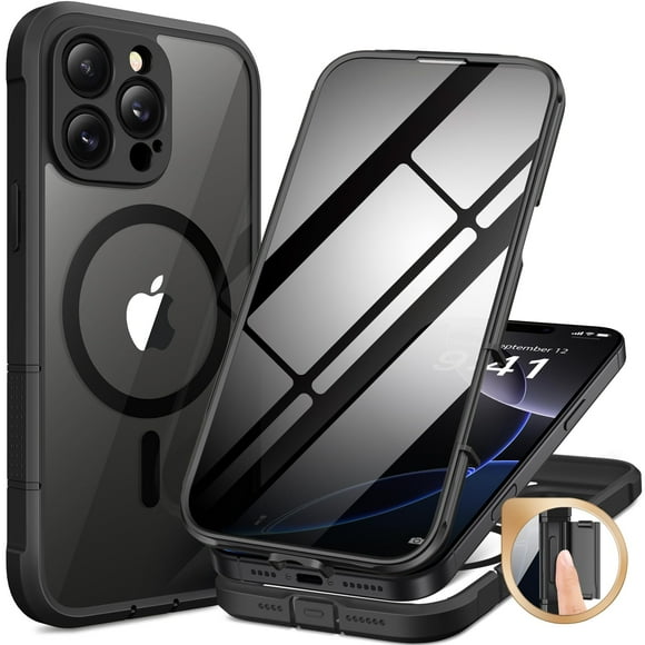 Funda de teléfono BERFY Magnetic Privacy para iPhone 16 Pro Max