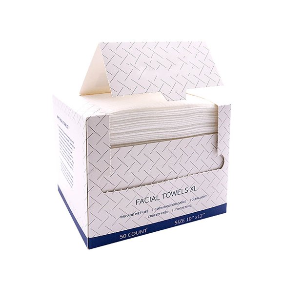 TechWave Clean Towels Biobased Face Towel Disposable Face Towelette Makeup Remover Dry Wipes Soft 50 1 Pack Towels Teal Sunflower Hand Towels for Bathroom Lime Hand Towels for Bathroom Baby Towel Set